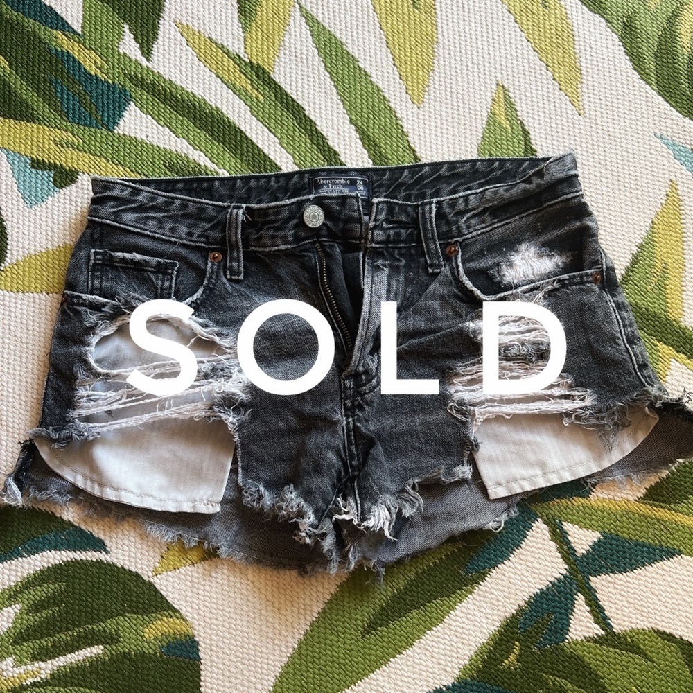 Abercrombie & Fitch (Harper low rise shot) size 24 / 00